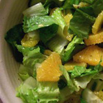 Римський зелений салат з апельсинами